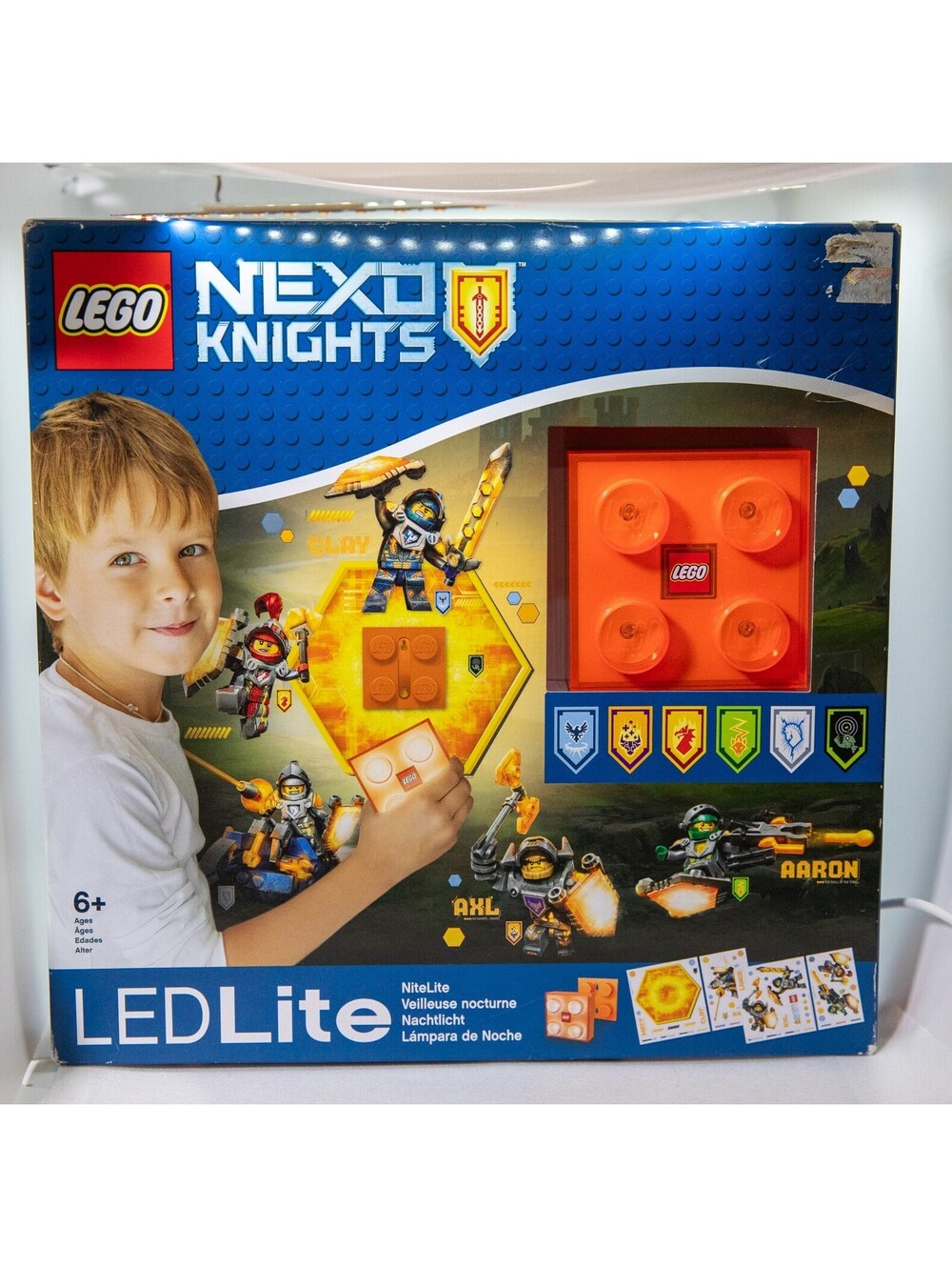 Nexo Knights Lego LED Lite Nitelite RARE Out of Print 2016 SEALED NEW